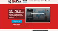Desktop Screenshot of callproof.com